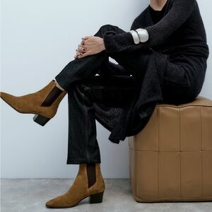 ZARA Suede Booties